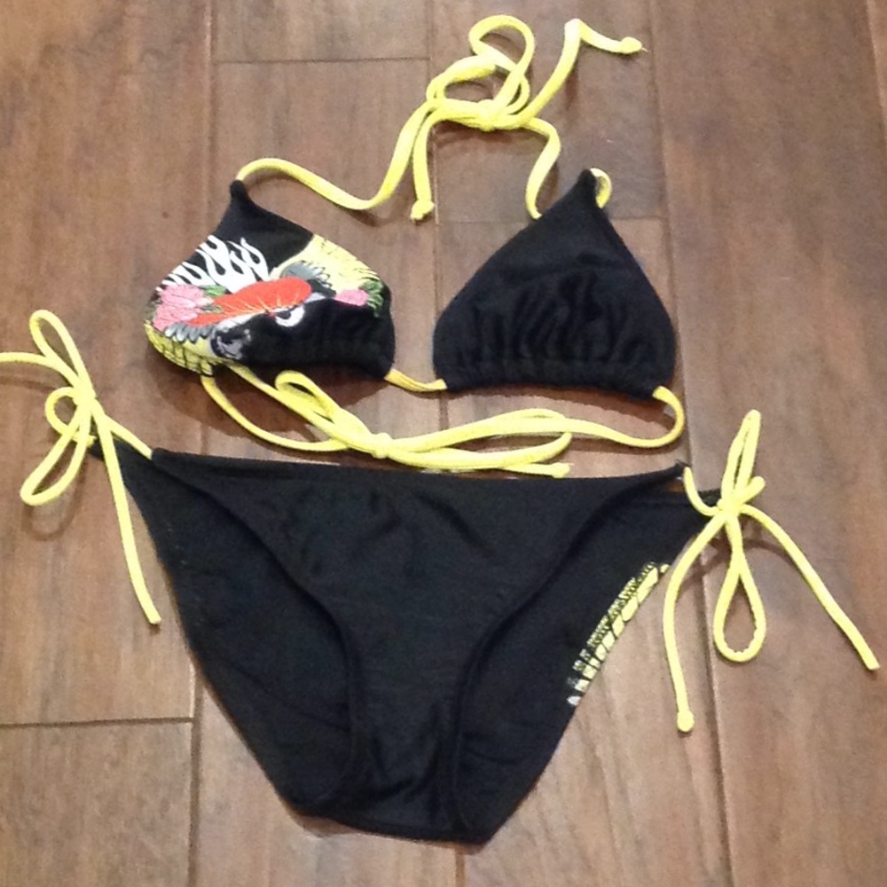 Split swimsuit bikini Small.